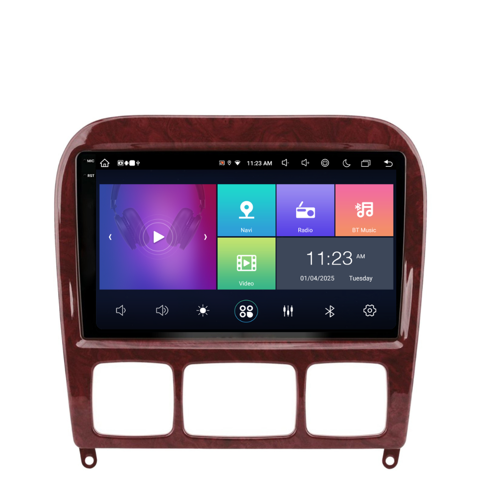 Navigatie Mercedes S-Class W220 (1998-2005), Android, Ecran 9 inch, 8GB RAM 256GB, 8-core [5]