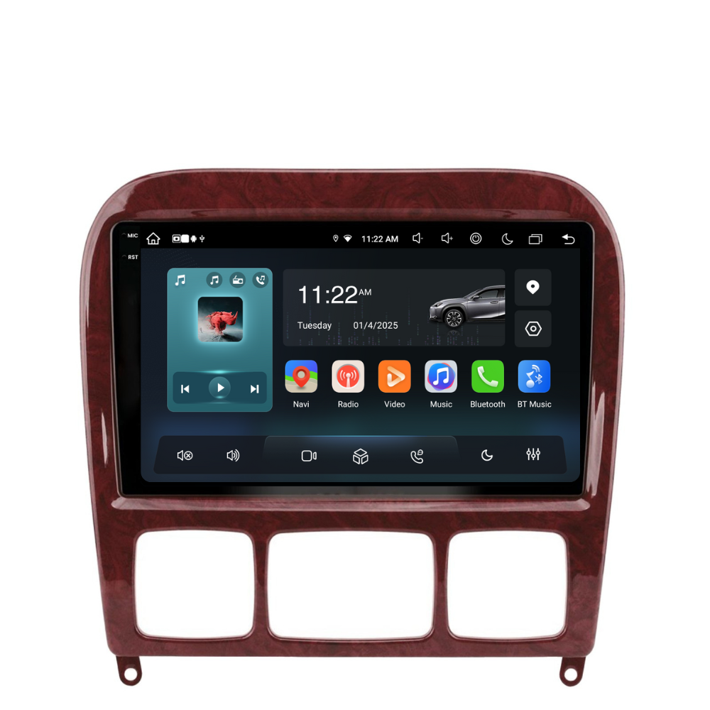 Navigatie Mercedes S-Class W220 (1998-2005), Android, Ecran 9 inch, 8GB RAM 256GB, 8-core [7]