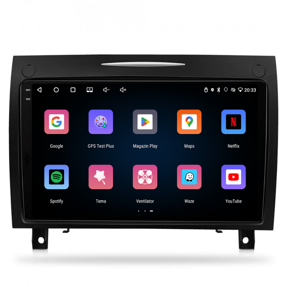 Navigatie Mercedes SLK Class R171 (2004-2011), Android, Ecran 9 inch, 2GB RAM 32GB [3]