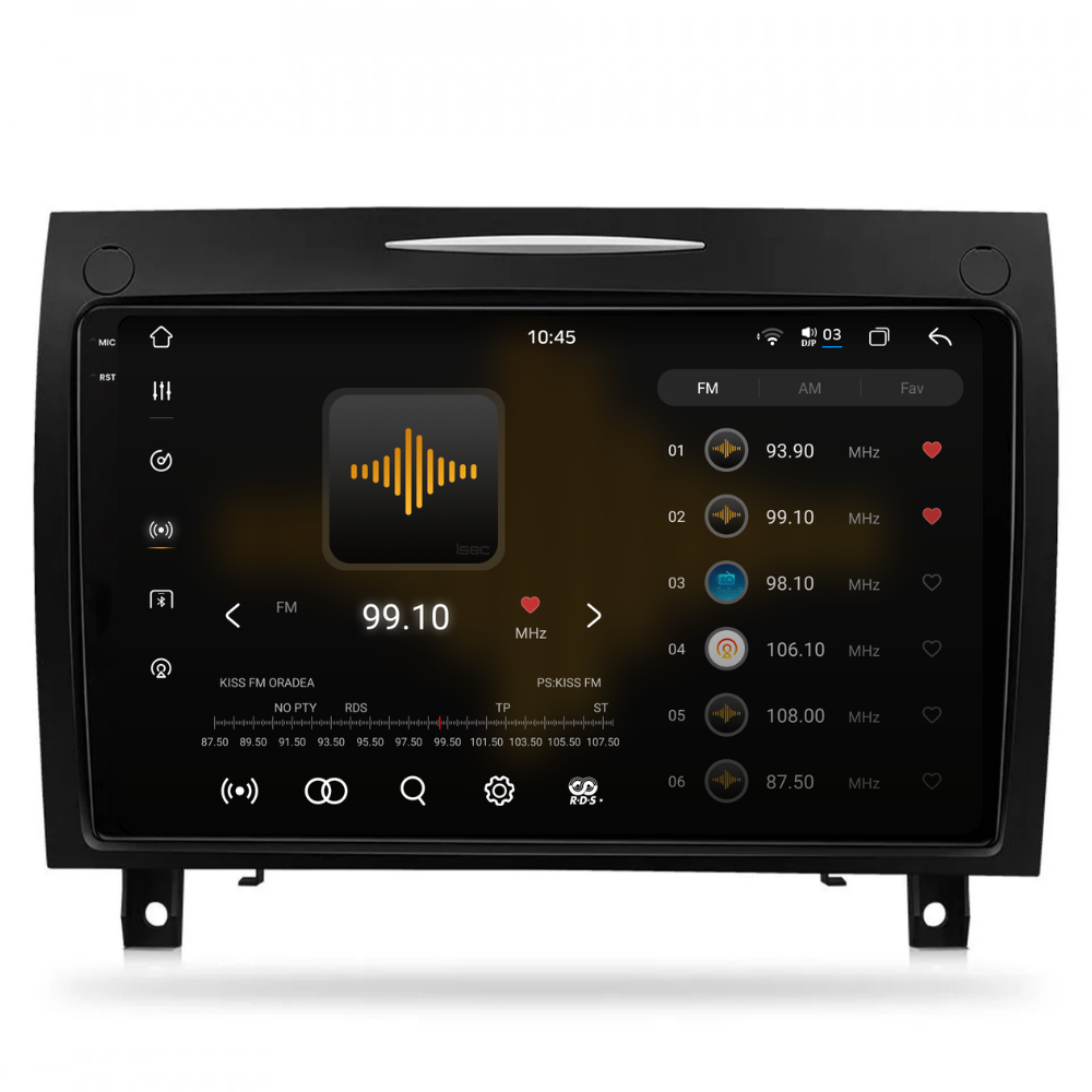 Navigatie Mercedes SLK Class R171 (2004-2011), Android, Ecran 9 inch 2K, 12GB RAM 256GB, 8-core [2]