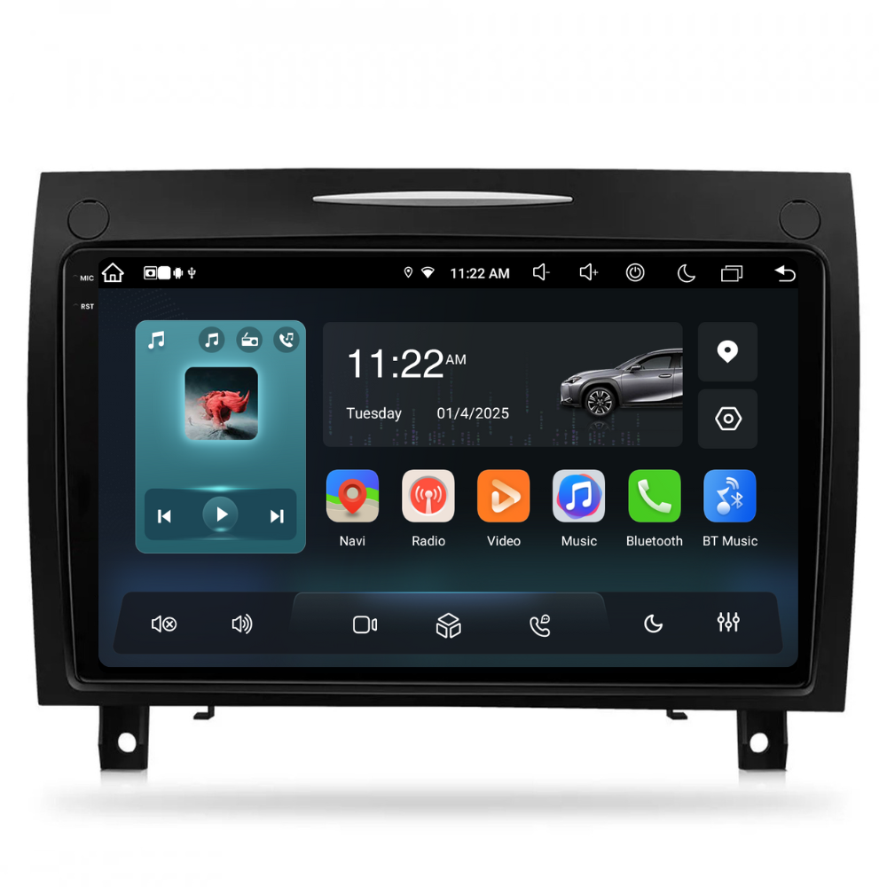 Navigatie Mercedes SLK Class R171 (2004-2011), Android, Ecran 9 inch, 8GB RAM 256GB, 8-core [3]