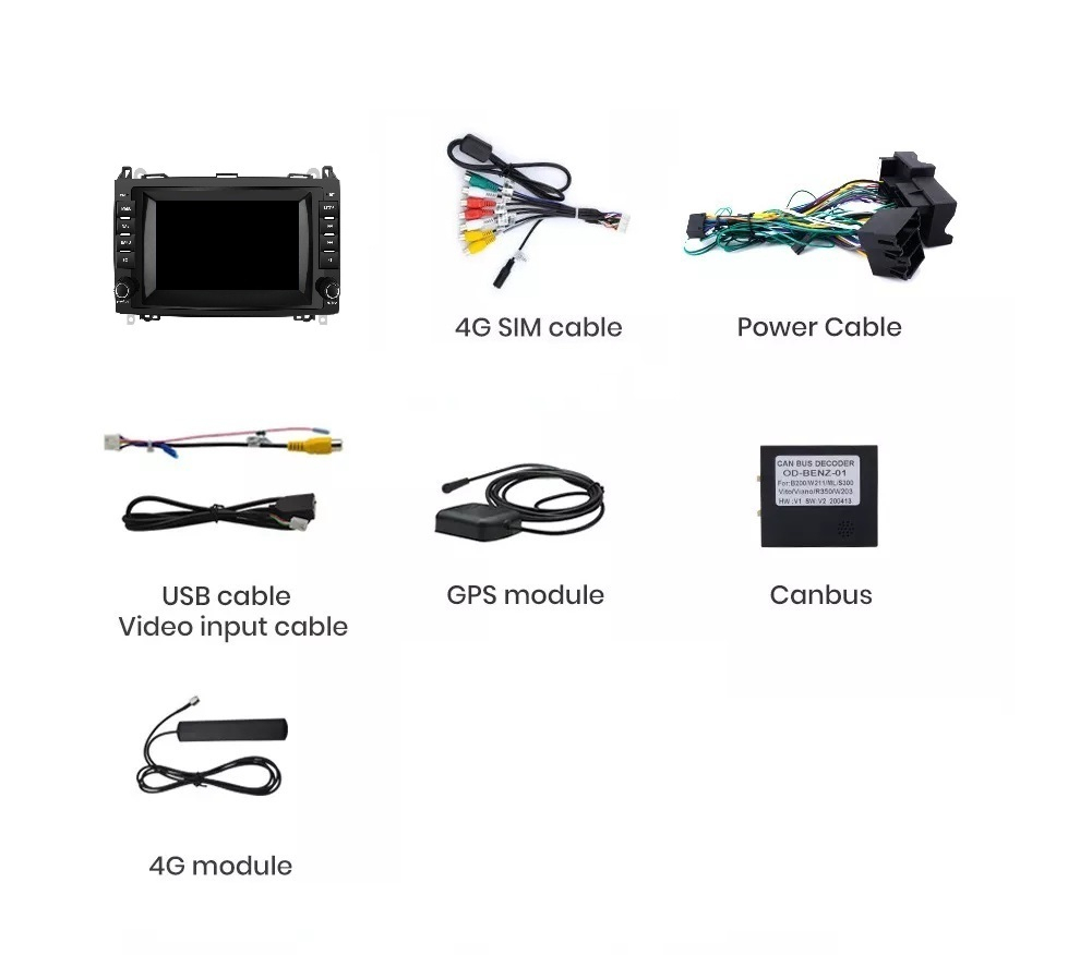 Navigație Mercedes Sprinter (2006-2018), Android, Ecran 7 inch, 4GB RAM 64GB [7]