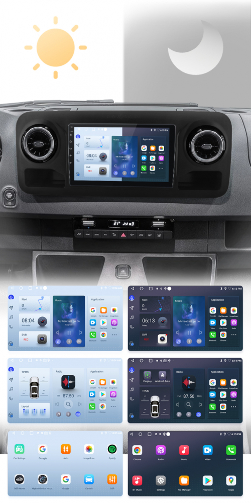 Navigatie Mercedes Sprinter (2018-2022), Android, Ecran 10 inch, 1GB RAM 32GB [5]