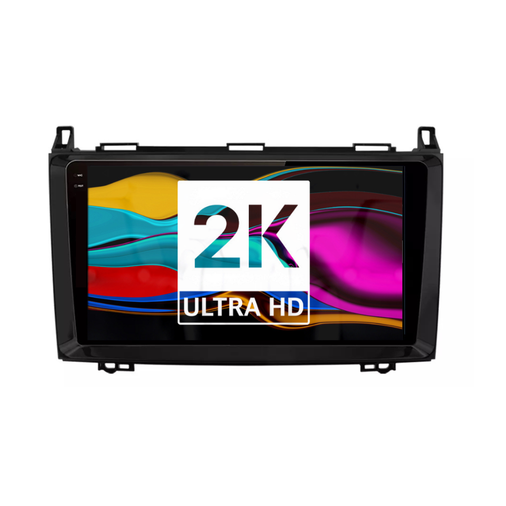Navigatie Mercedes Sprinter, Vito, B200, A180 clasa A w169, clasa B w245, w209, viano, vw crafter, Android 13,Ecran 2K, 8GB RAM 256GB, Octa Core, carplay /android auto [2]