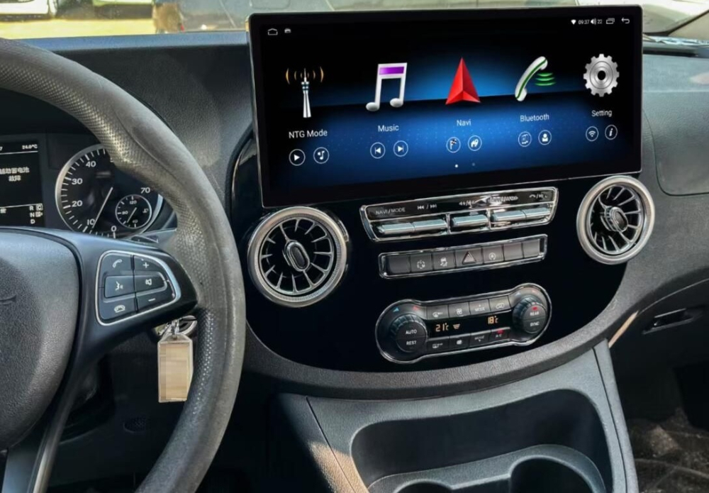 Navigatie Mercedes Vito w447 (2014-2021) 4GB 64GB, Ecran 17 inch, carplay, 8-core, Qled 2K [4]