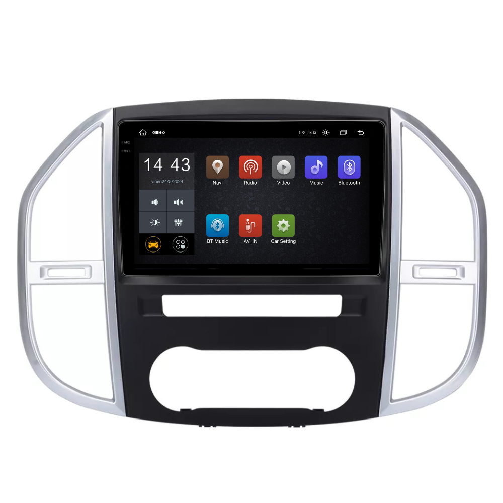 Navigatie Mercedes Vito W447 2014 - 2021, Android 13,Ecran 2K, 4GB RAM 64GB, Octa Core, carplay /android auto [4]