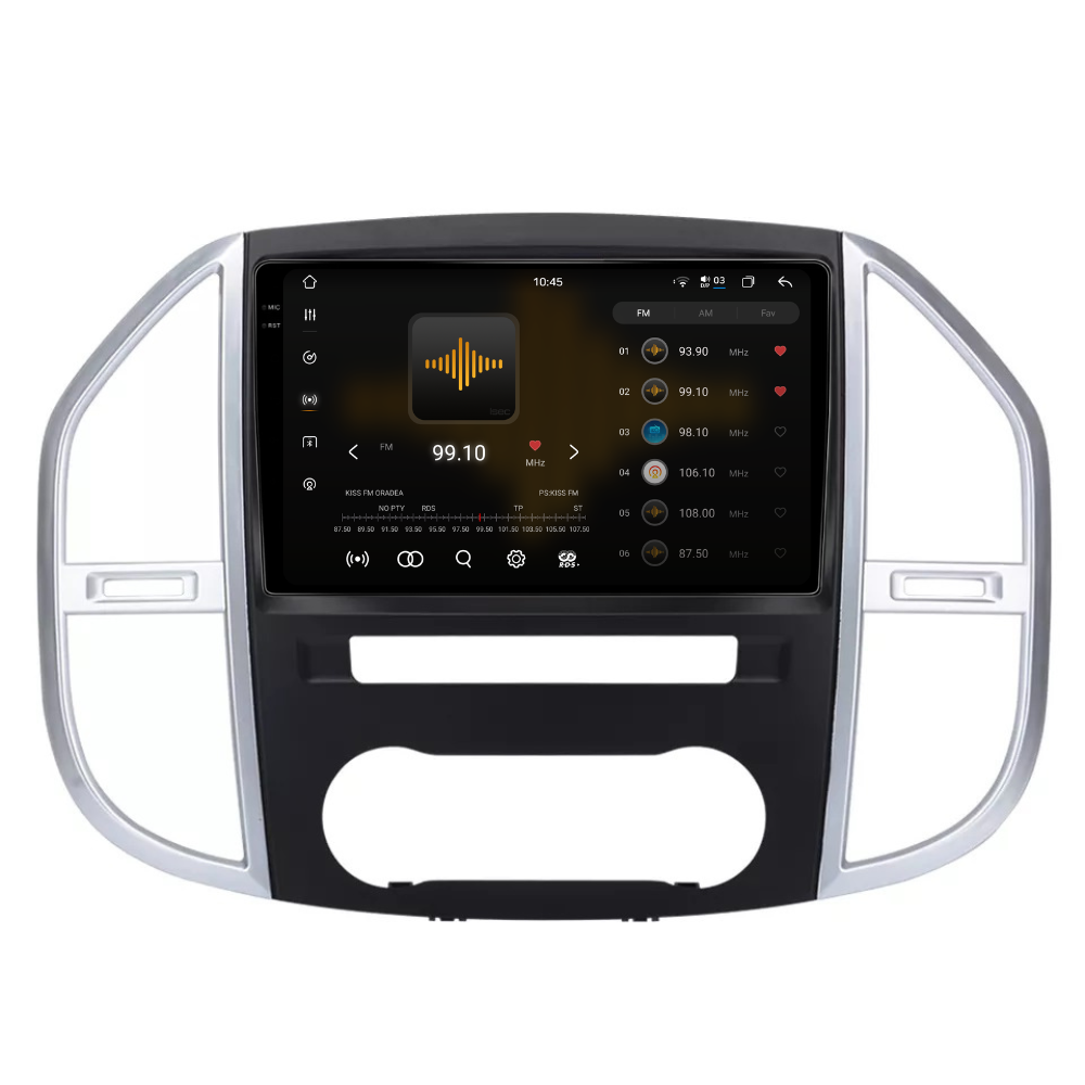 Navigatie Mercedes Vito W447 (2014 - 2021), Android, Ecran 10 inch 2K, 12GB RAM 256GB, 8-core [2]