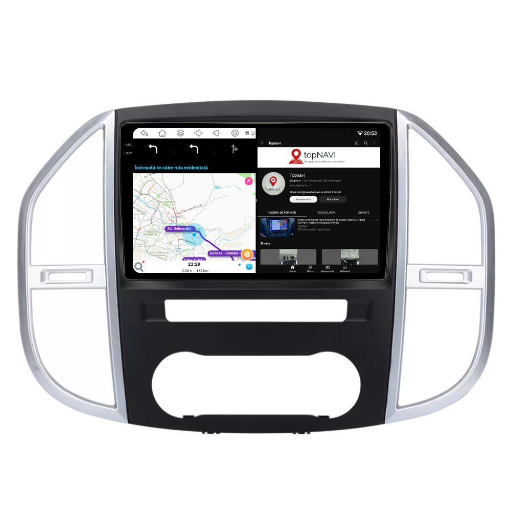 Navigatie Mercedes Vito W447 (2014 - 2021), Android, Ecran 10 inch, 4GB RAM 64GB, 8-core [4]