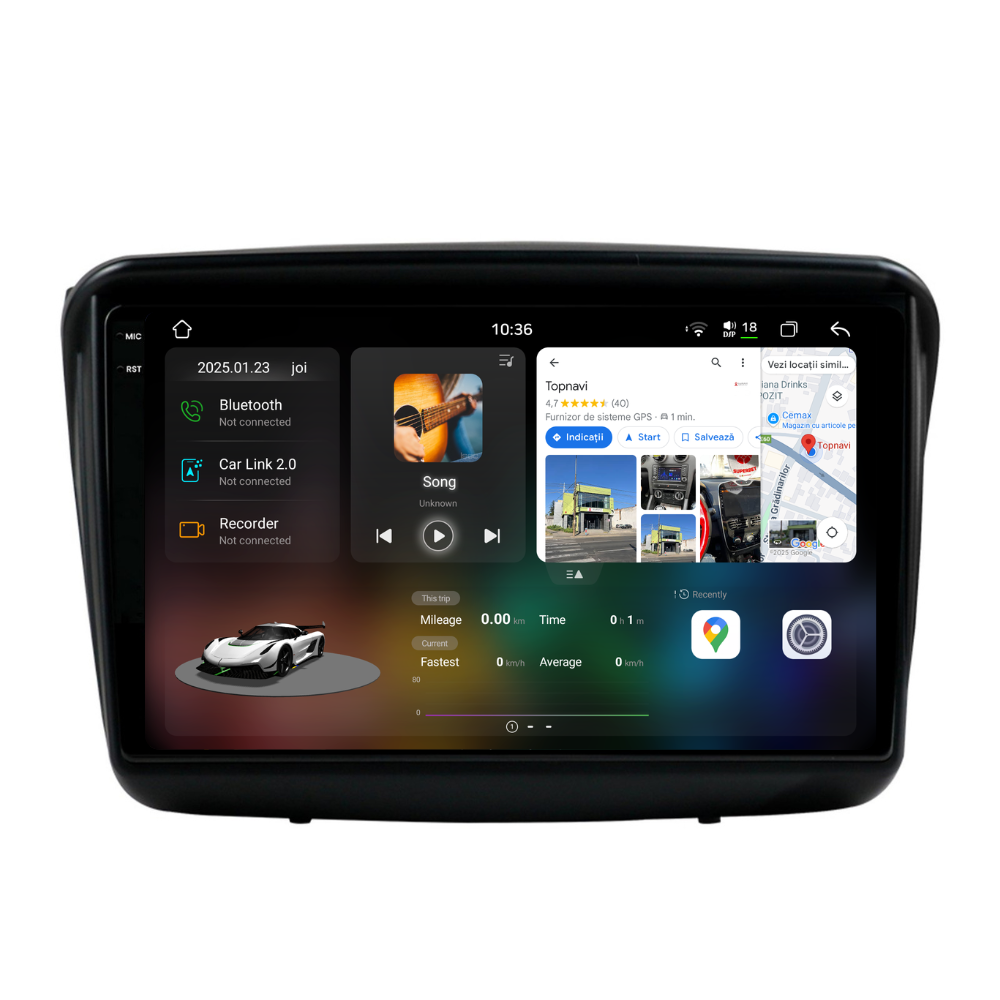 Navigatie Mitsubishi L200 (2005-2015), Ecran 9 inch 2K, 12GB RAM 256GB, 8-core [1]