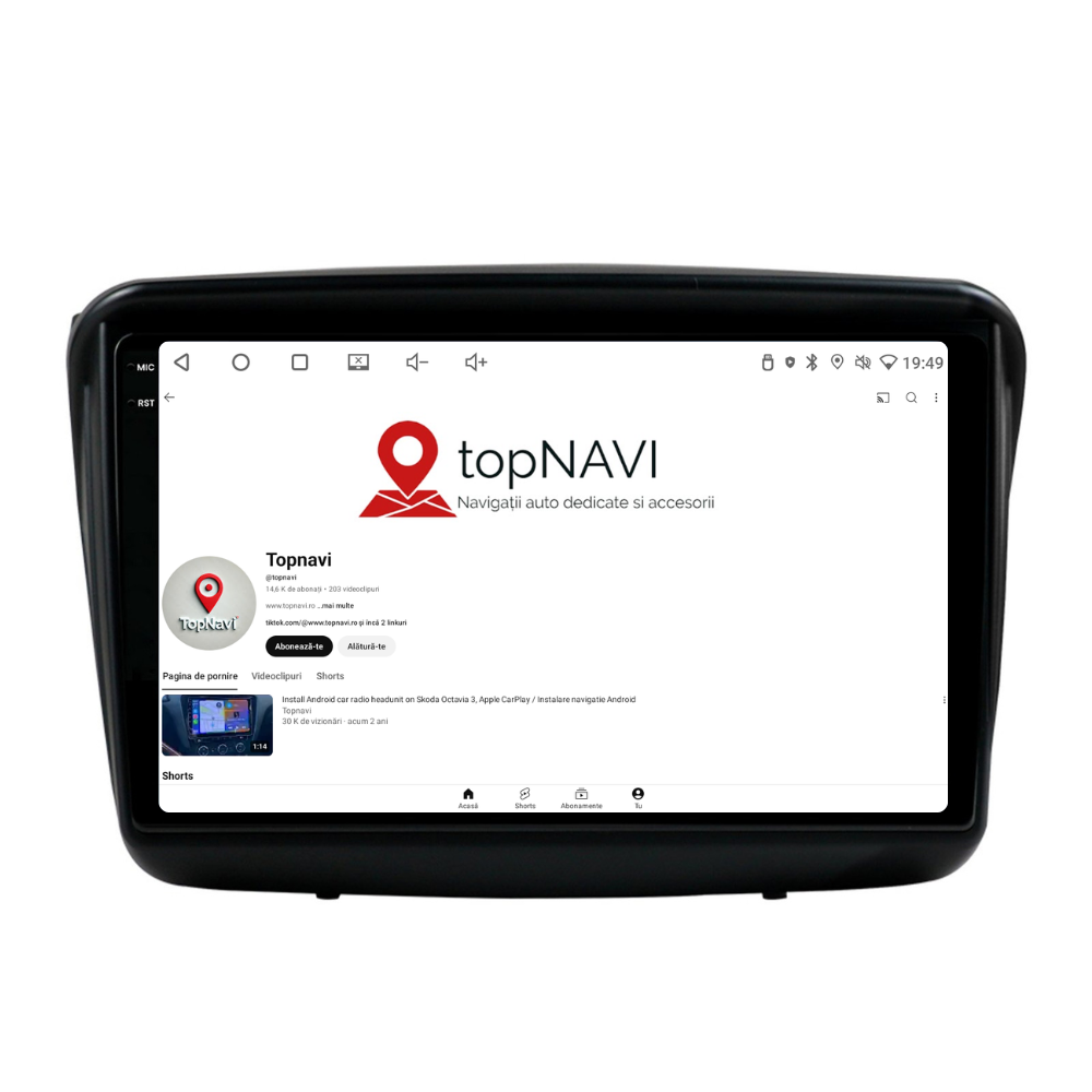 Navigatie Mitsubishi L200 (2005-2015), Ecran 9 inch, 6GB RAM 128GB, 8-core [4]