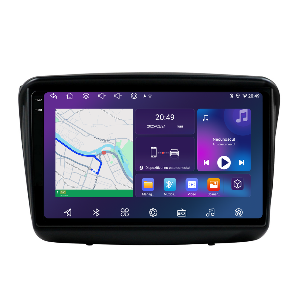Navigatie Mitsubishi L200 (2005-2015), Ecran 9 inch, 6GB RAM 128GB, 8-core [1]