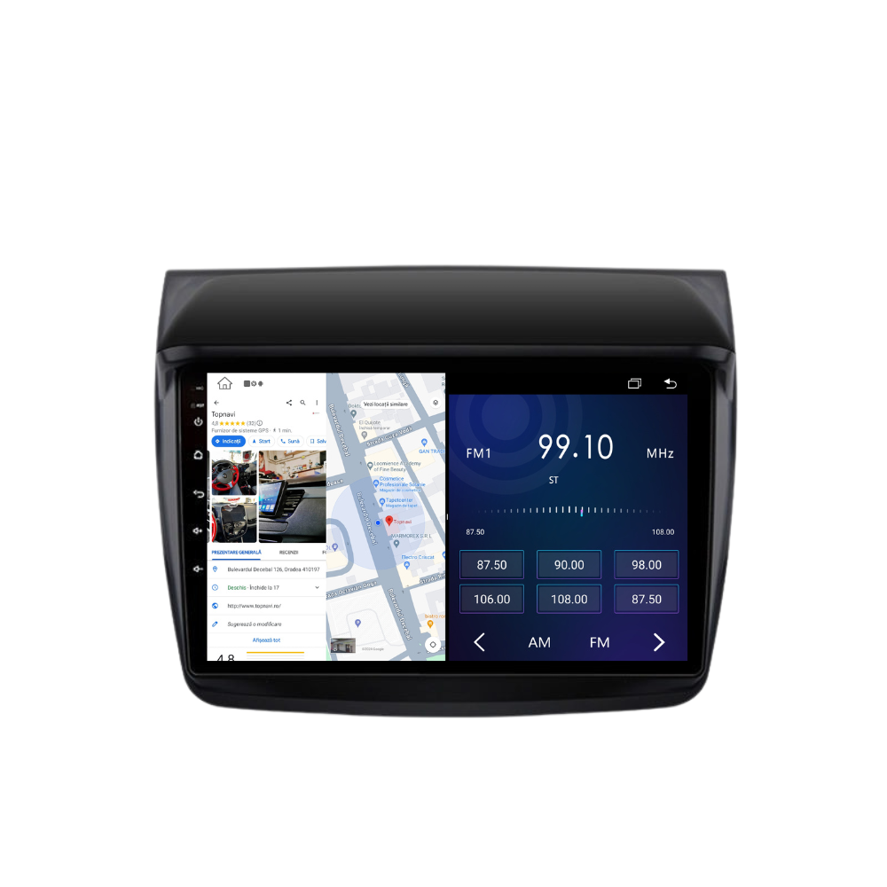 Navigatie Mitsubishi L200 (2008-2016), Ecran 9 inch, 1GB RAM 32GB [3]