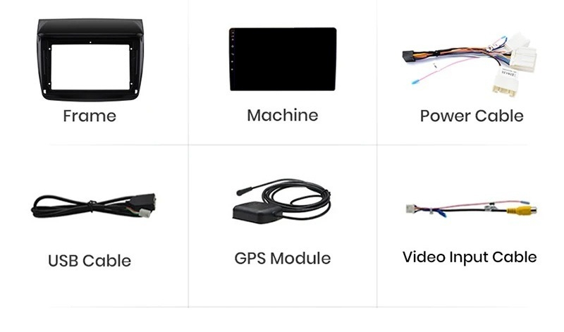 Navigatie Mitsubishi L200 (2008-2016), Ecran 9 inch, 1GB RAM 32GB [6]