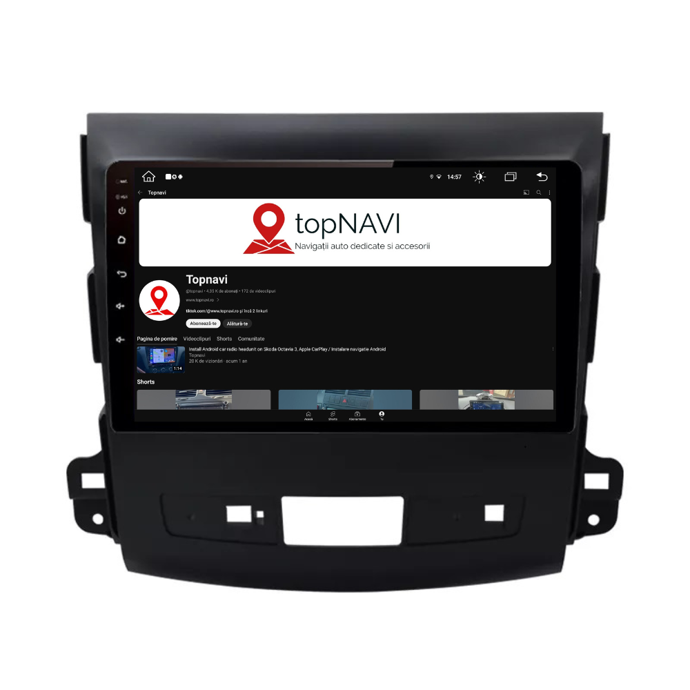 Navigatie Mitsubishi Outlander (2005-2011),Ecran 9 inch, 1GB RAM 32GB [4]