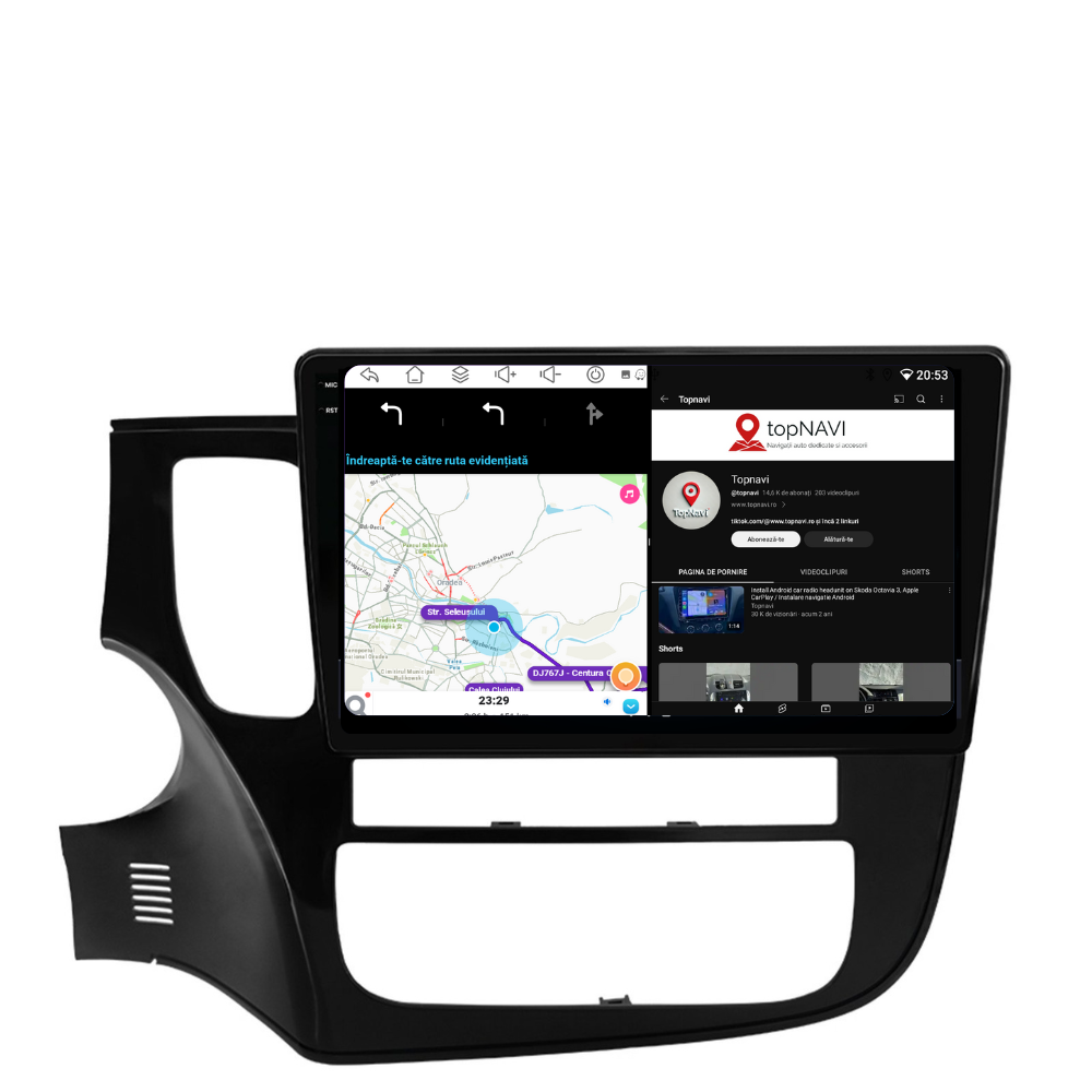 Navigatie Mitsubishi Outlander (2013-2022), Ecran 10 inch, 4GB RAM 64GB, 8-core [4]