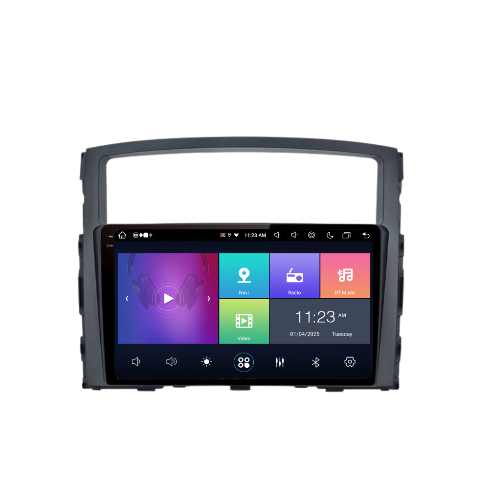 Navigatie Mitsubishi Pajero (2006-2013), Ecran 2K, 4GB RAM 64GB, 8-core [1]