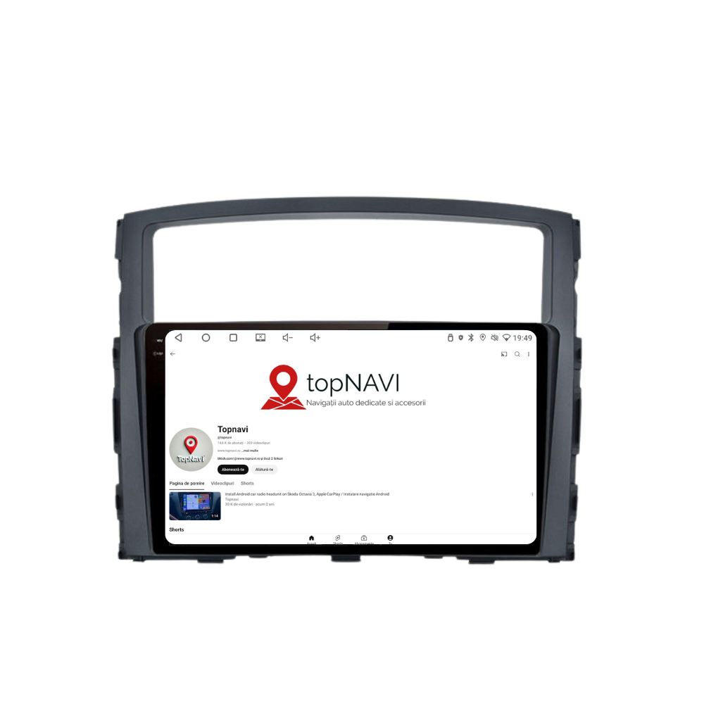 Navigatie Mitsubishi Pajero (2006-2013), Ecran 9 inch, 6GB RAM 128GB, 8-core [4]