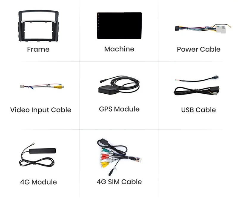 Navigatie Mitsubishi Pajero (2006-2013), Ecran 9 inch, 8GB RAM 256GB, 8-core [9]