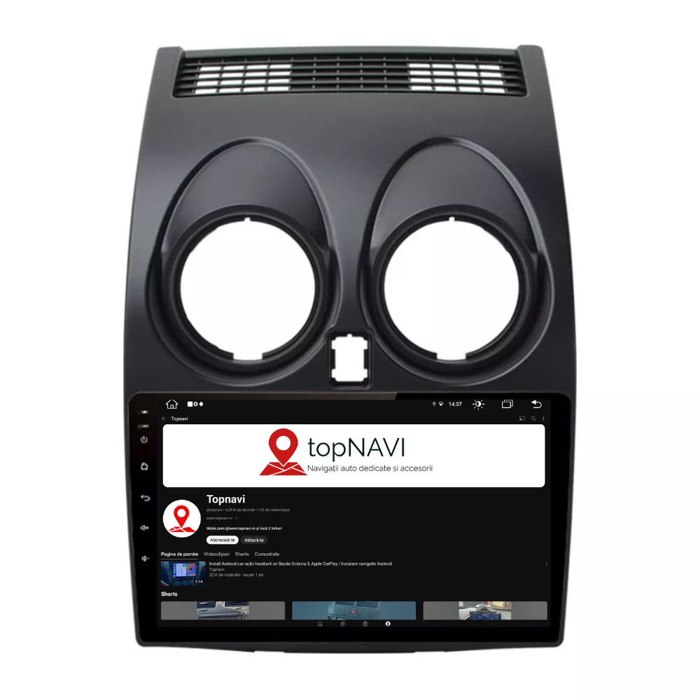 Navigatie Nissan Qashqai J10 (2006-2013), Ecran 9 inch, 1GB RAM 32GB [2]