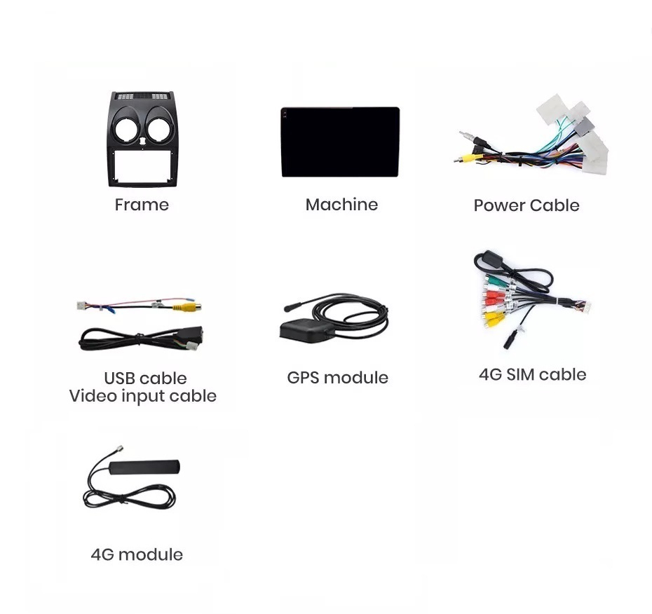 Navigatie Nissan Qashqai J10 (2006-2013), Ecran 9 inch, 4GB RAM 64GB, 8-core [8]