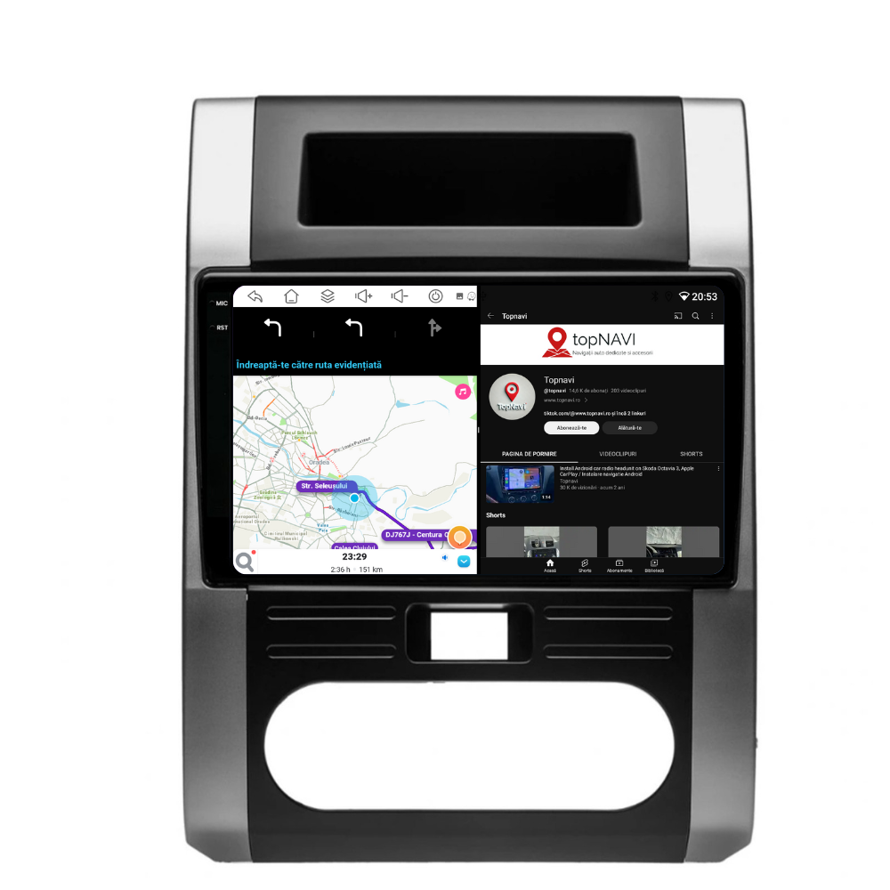 Navigatie Nissan X-Trail (2007-2014), Ecran 10 inch, 4GB RAM 64GB, 8-core [3]