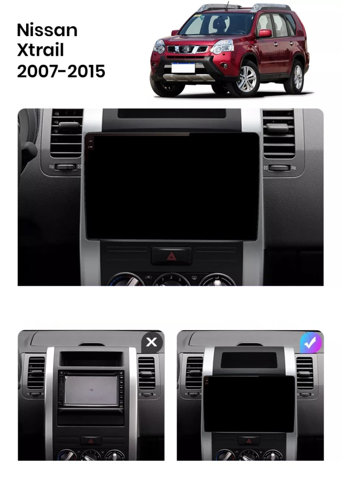 Navigatie Nissan X-Trail (2007-2014), Ecran 10 inch, 6GB RAM 128GB, 8-core [6]