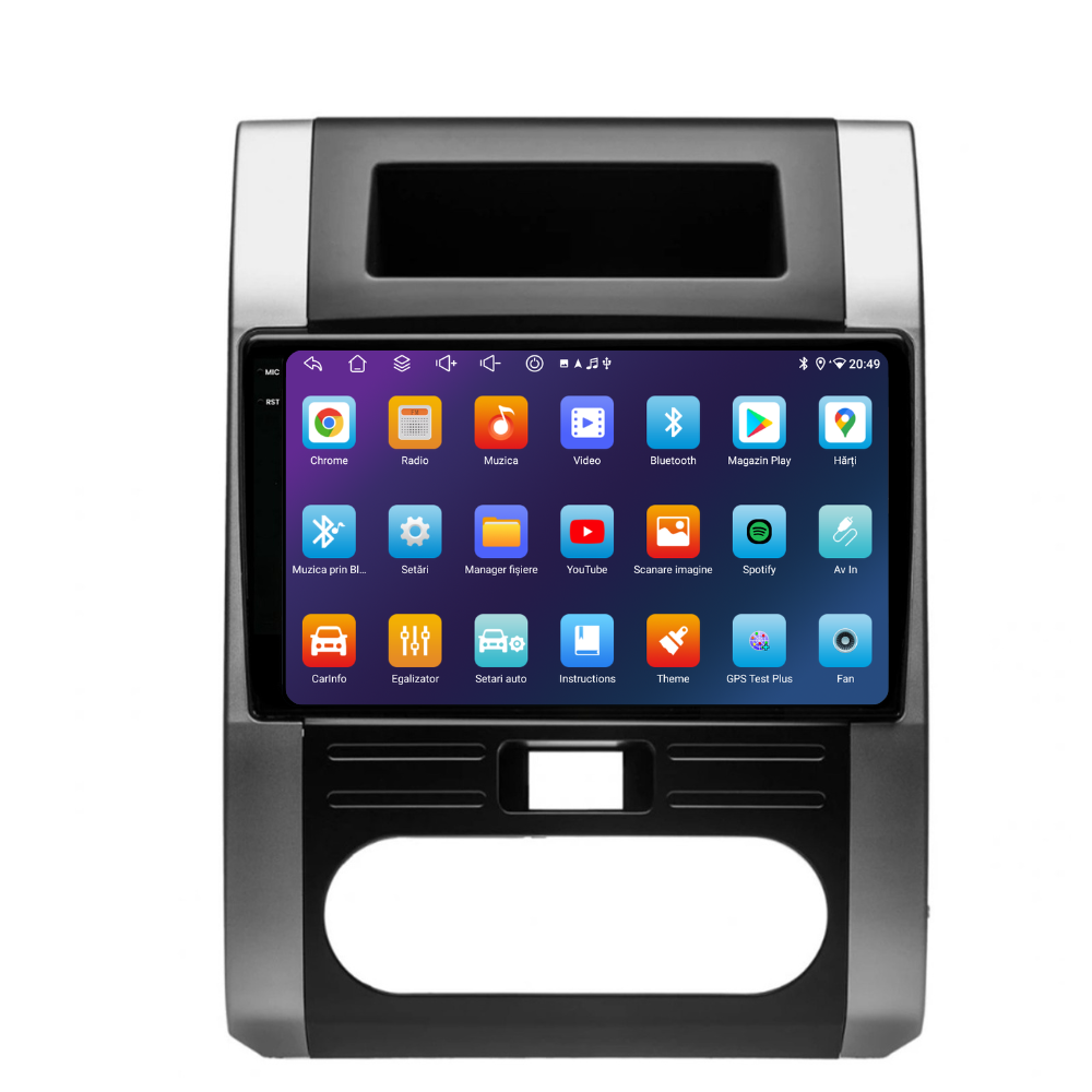 Navigatie Nissan X-Trail (2007-2014), Ecran 10 inch, 6GB RAM 128GB, 8-core [4]