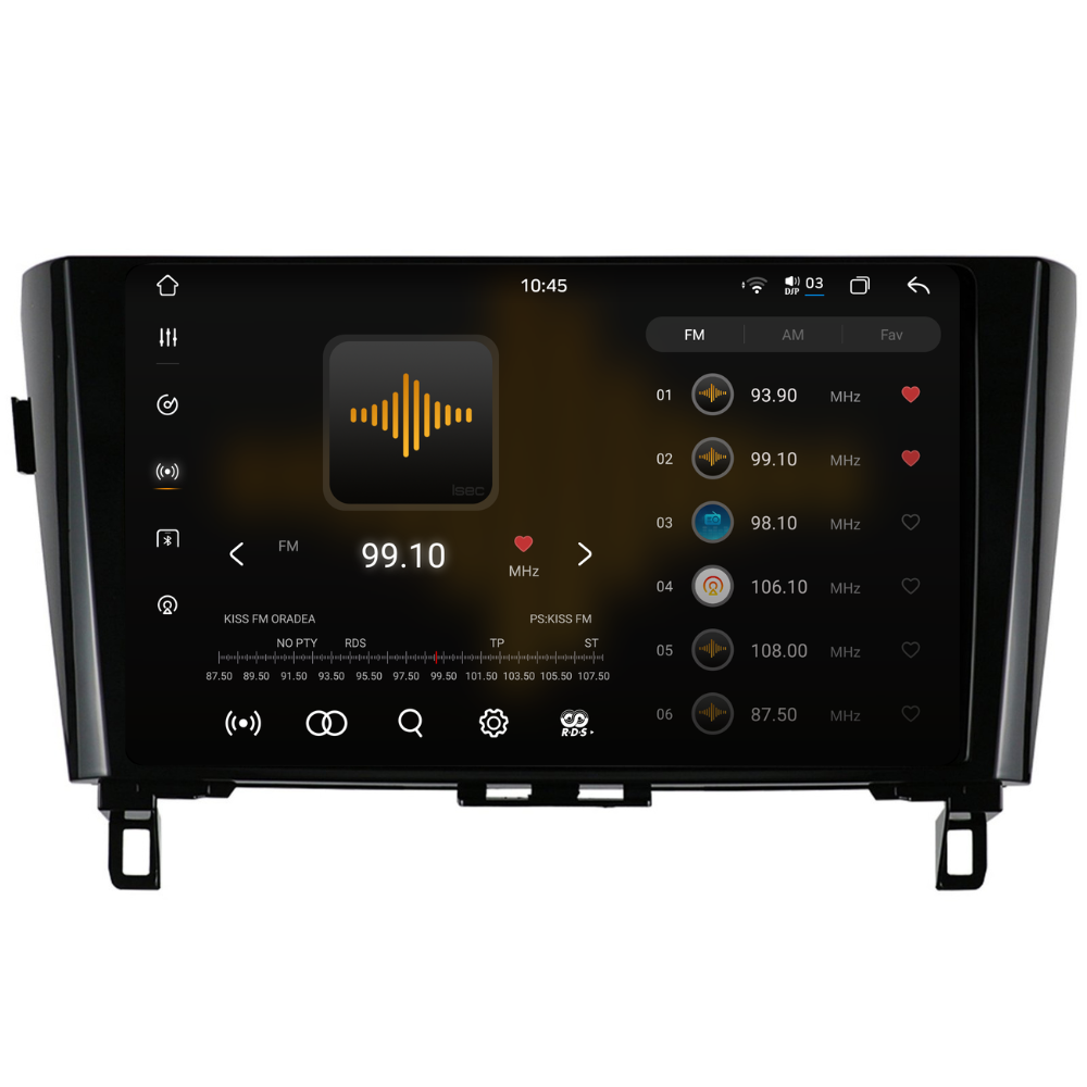 Navigatie Nissan X-Trail (2013-2017), Ecran 10 inch 2K, 12GB RAM 256GB, 8-core [4]