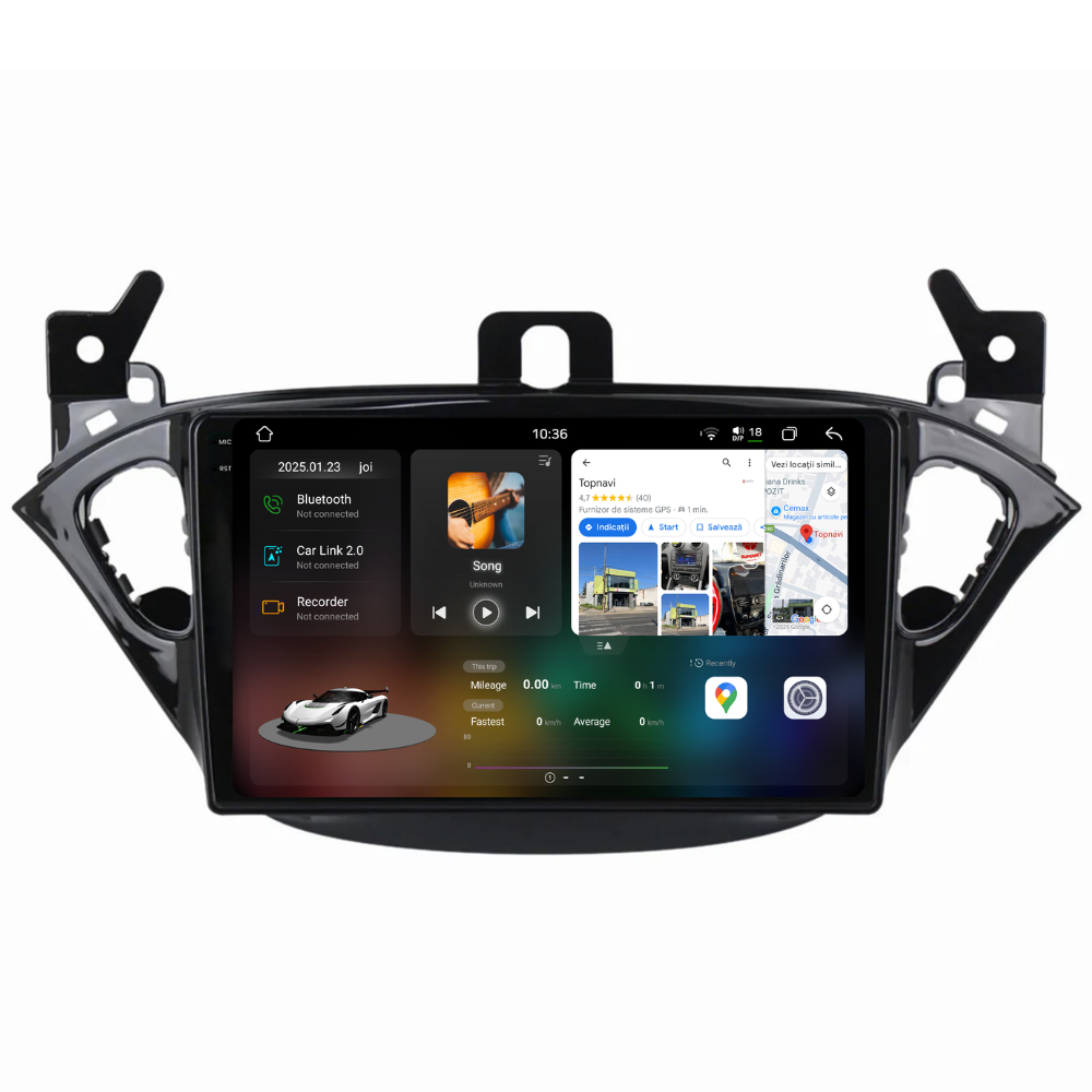 Navigatie Opel Corsa E (2014-2019), Ecran 9 inch 2K, 12GB RAM 256GB, 8-core [1]