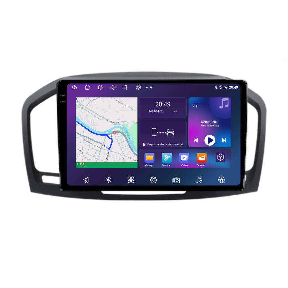 Navigatie Opel Insignia (2009-2013), Android, Ecran 9 inch, 6GB RAM 128GB, 8-core [1]