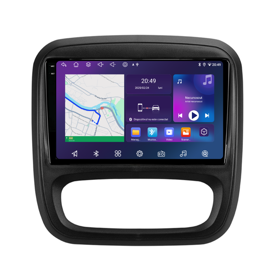 Navigatie Opel Vivaro (2014-2018), Android, Ecran 9 inch, 4GB RAM 64GB, 8-core [4]