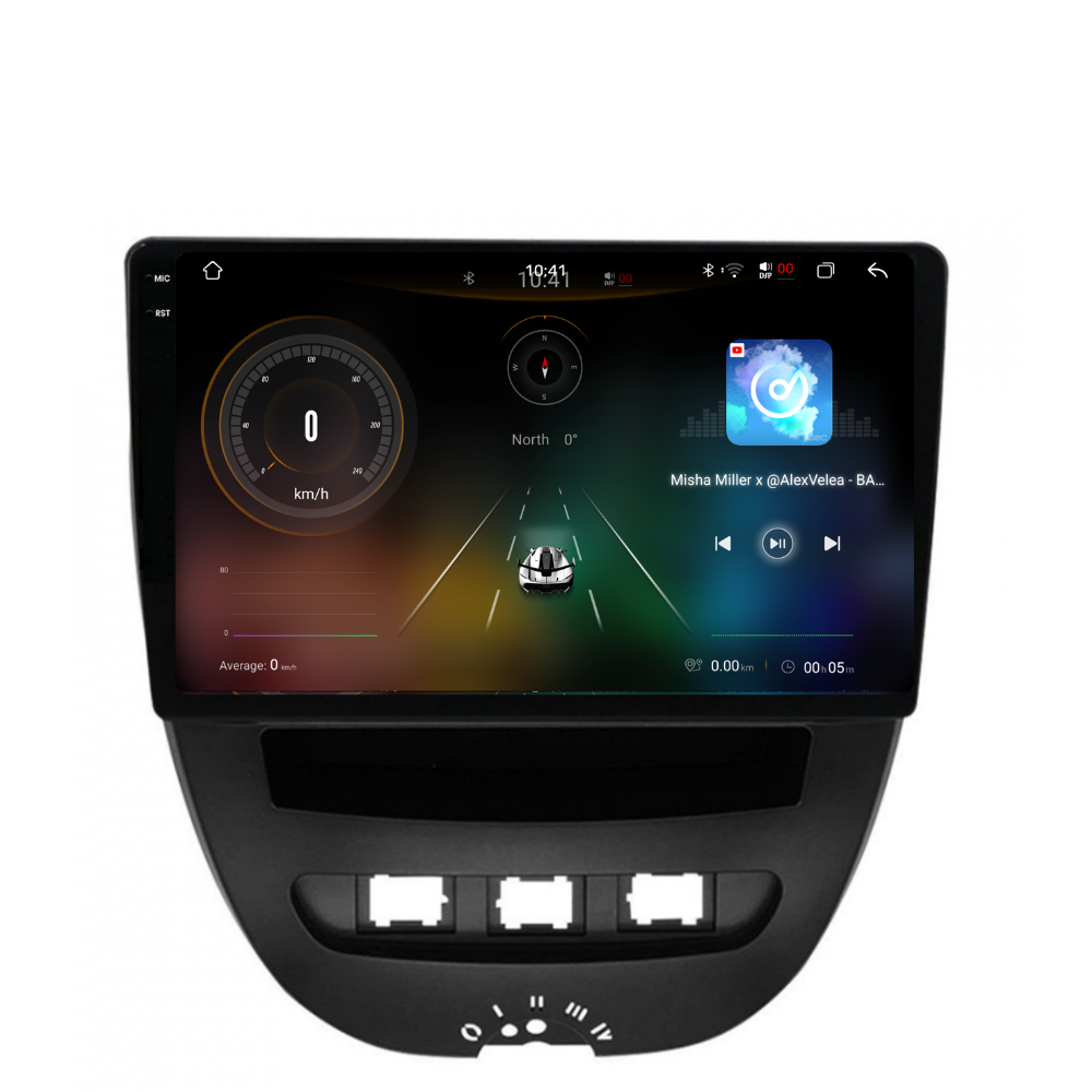 Navigatie Peugeot 107 (2005-2014), Ecran 10 inch 2K, 12GB RAM 256GB, 8-core [3]