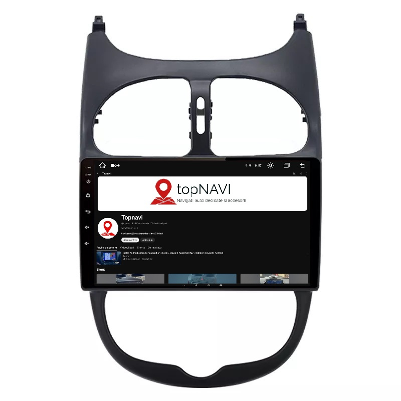 Navigatie Peugeot 206 (2001-2008), Ecran 9 inch, 1GB RAM 32GB [2]