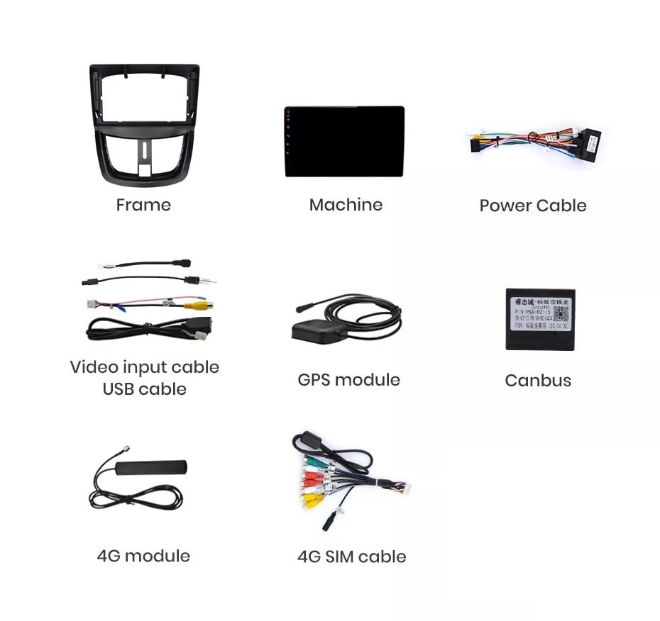 Navigatie Peugeot 207 (2006-2015), Ecran 2K, 8GB RAM 256GB, 8-core [9]