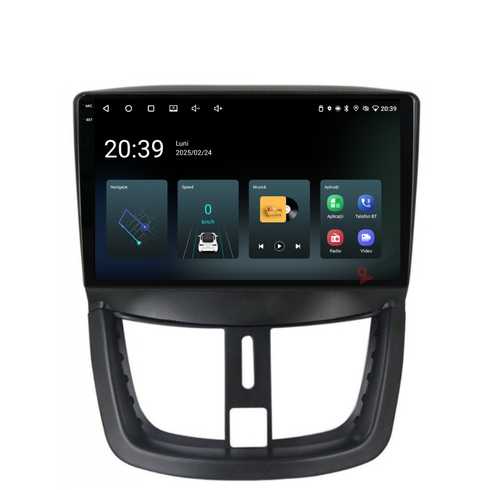 Navigatie Peugeot 207 (2006-2015), Ecran 9 inch, 4GB RAM 64GB, 4-core [4]