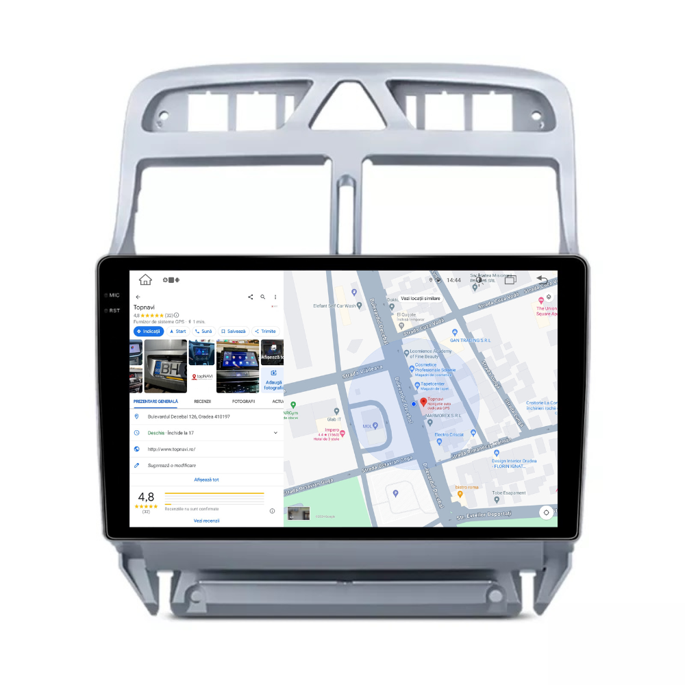 Navigatie Peugeot 307 2002-2013, Android 13,Ecran 2K, 8GB RAM 256GB, Octa Core, carplay /android auto [4]