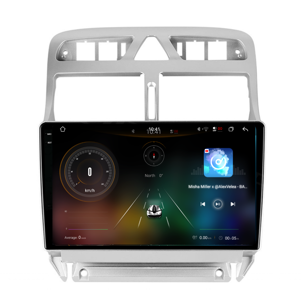 Navigație Peugeot 307 (2002-2013), Android, Ecran 9 inch 2K, 12GB RAM 256GB, 8-core [3]