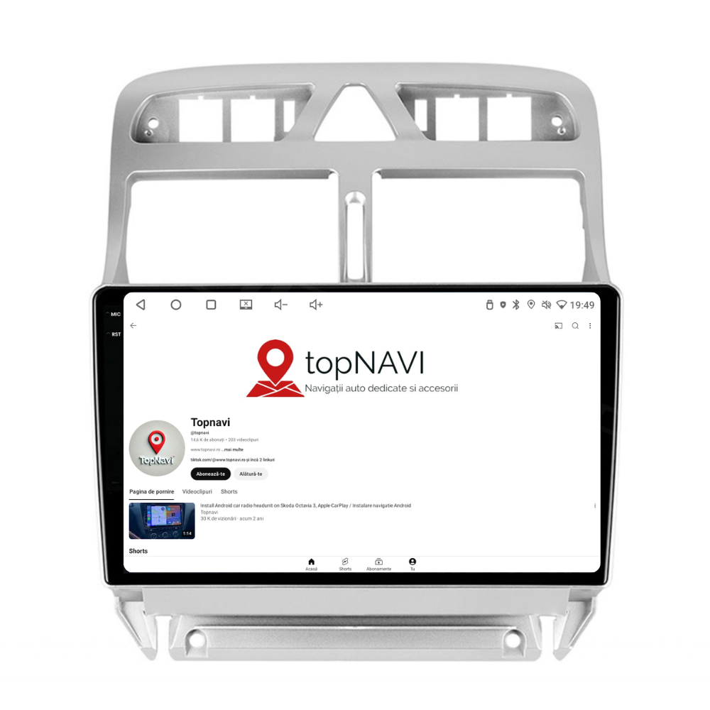 Navigație Peugeot 307 (2002-2013), Android, Ecran 9 inch, 6GB RAM 128GB, 8-core [3]