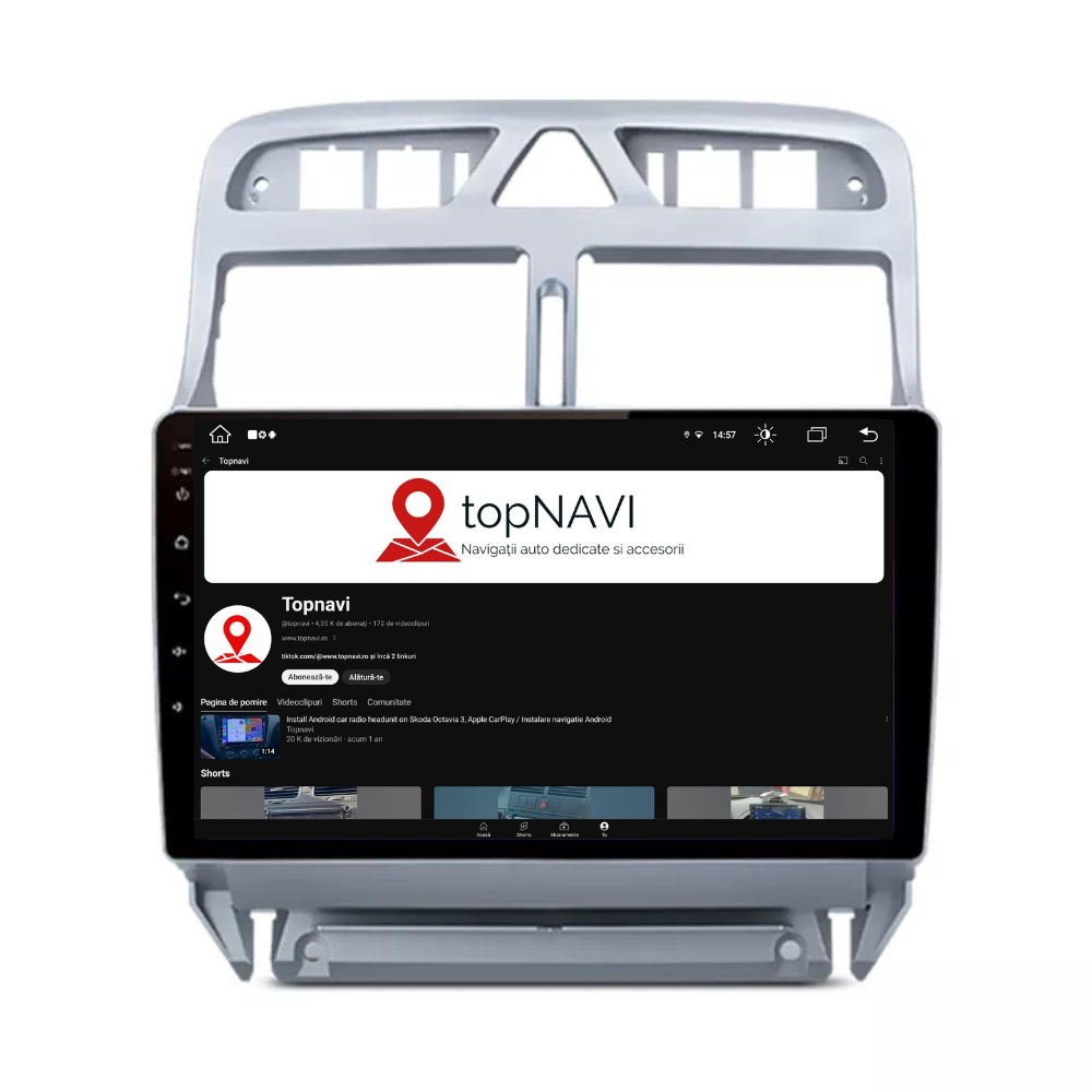 Navigatie Peugeot 307 (2002-2013), Ecran 9 inch, 1GB RAM 32GB [3]