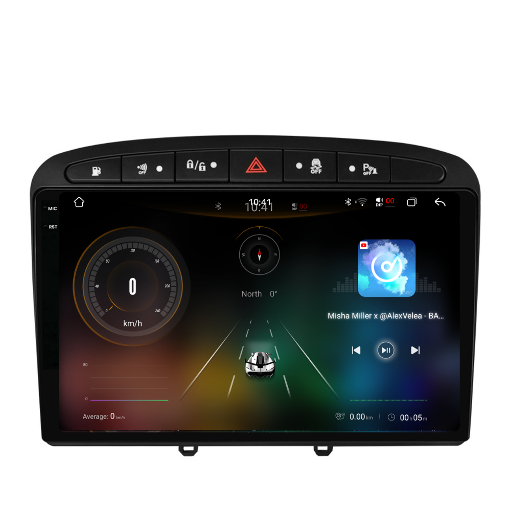 Navigatie Peugeot 308 (2008-2020), Ecran 9 inch 2K, 12GB RAM 256GB, 8-core [4]