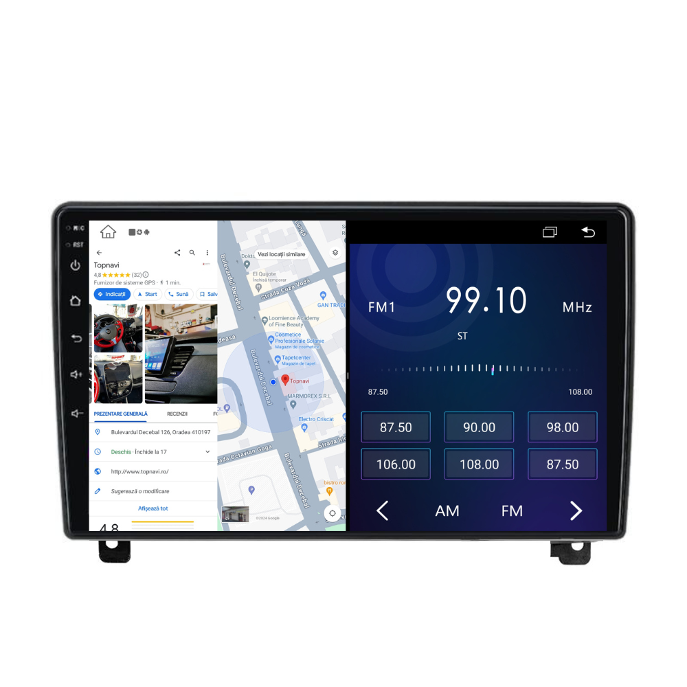 Navigatie Peugeot 407 (2004-2011), Ecran 9 inch, 1GB RAM 32GB [2]