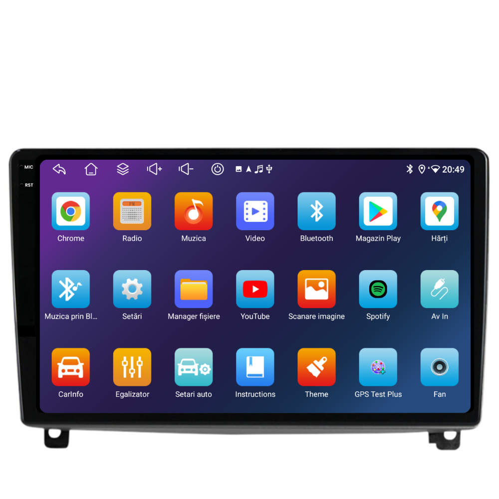 Navigatie Peugeot 407 (2004-2011), Ecran 9 inch, 4GB RAM 64GB, 8-core [4]