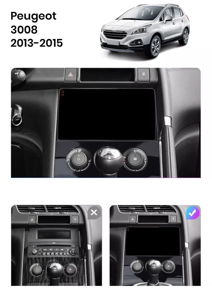 Navigatie Peugeot 5008 (2009-2015), Ecran 9 inch, 1GB RAM 32GB [5]