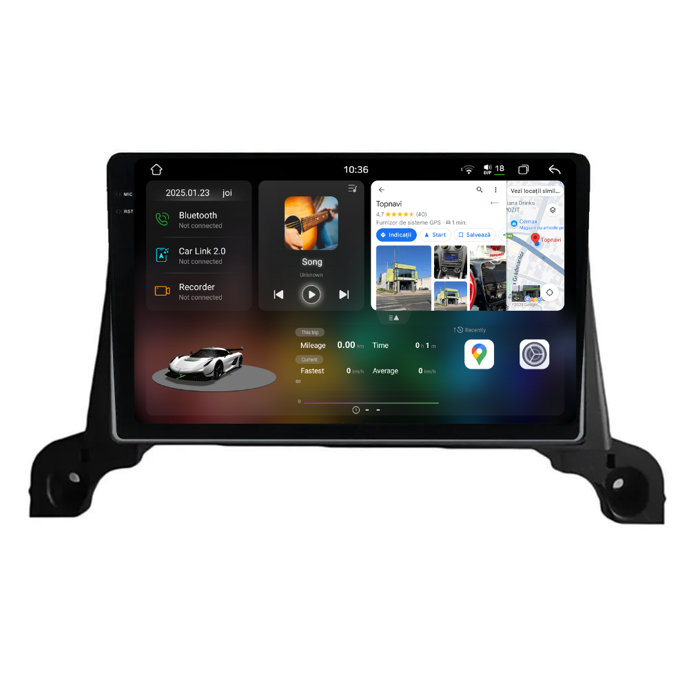 Navigatie Peugeot 5008 (2009-2015), Ecran 9 inch 2K, 12GB RAM 256GB, 8-core [1]