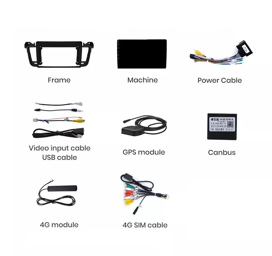 Navigatie Peugeot 508 (2011-2018), Ecran 2K, 8GB RAM, 256GB, 8-core [9]