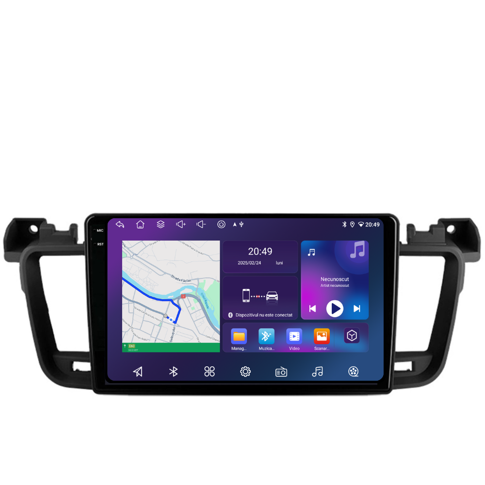 Navigatie Peugeot 508 (2011-2018), Ecran 9 inch, 4GB RAM, 64GB, 8-core [3]