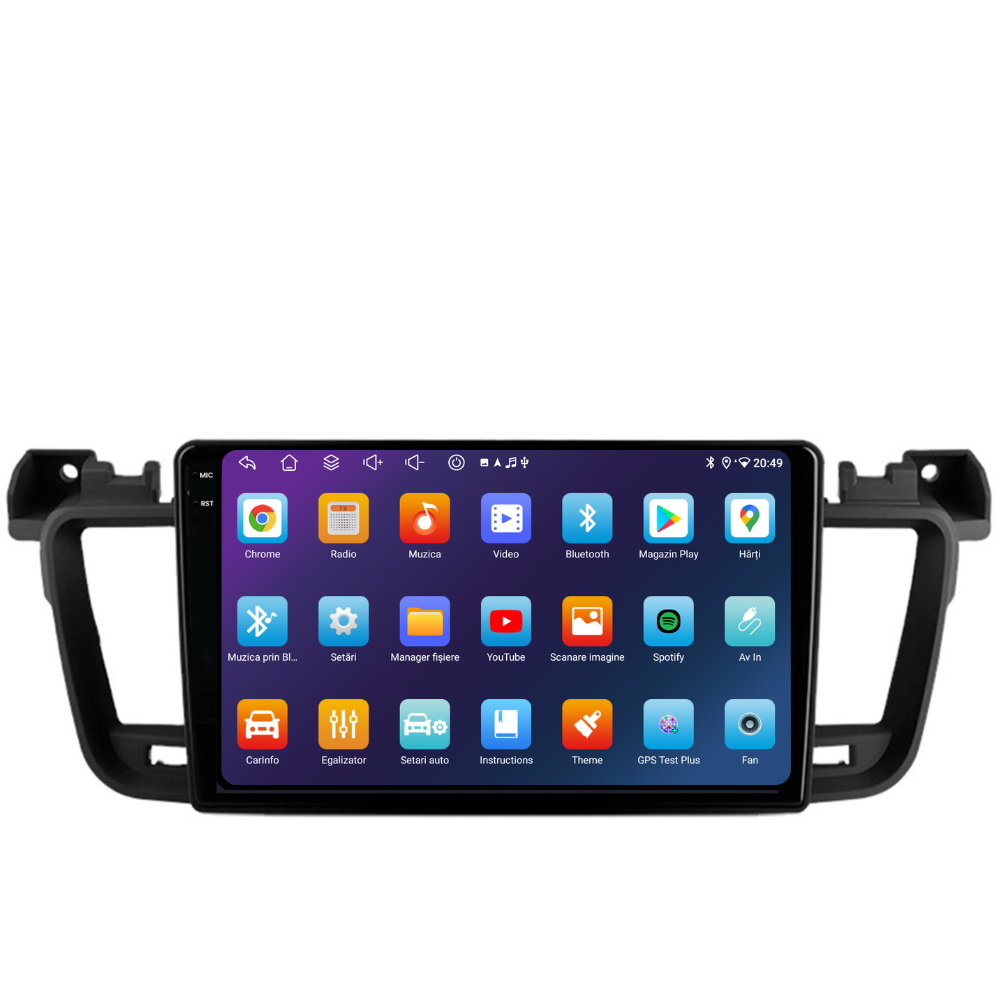 Navigatie Peugeot 508 (2011-2018), Ecran 9 inch, 4GB RAM, 64GB, 8-core [4]