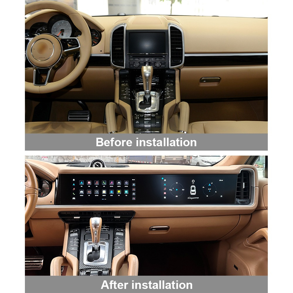 Navigație Porsche Cayenne (2010-2017), Ecran Dual Screen 24.6 inch, Android, 8GB RAM 256GB [4]