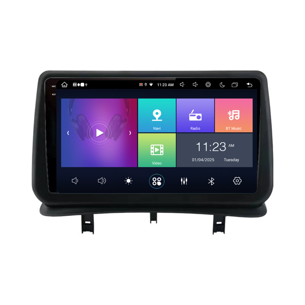 Navigatie Renault Clio 3 (2005-2014), Ecran 2K, 4GB RAM 64GB, 8-core [1]