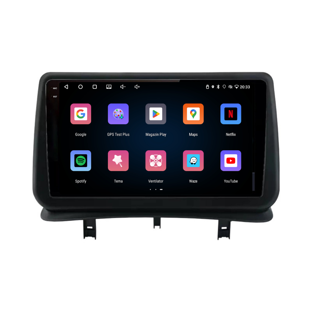 Navigatie Renault Clio 3 (2005-2014), Ecran 9 inch, 4GB RAM 64GB, 4-core [2]